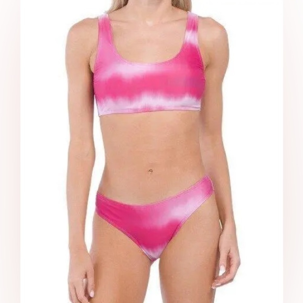 NWT Mosmann Australia Pink Tie Dye Bikini Set | Women’s Bikini Set size small